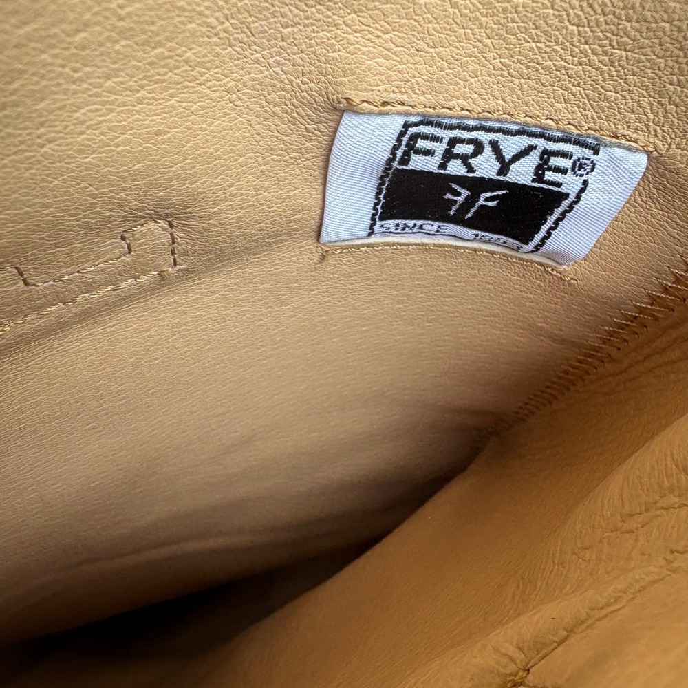 Frye Boots Paige Leather 6.5 Grey Pull On Round Toe Riding Western Distressed - Picture 11 of 12